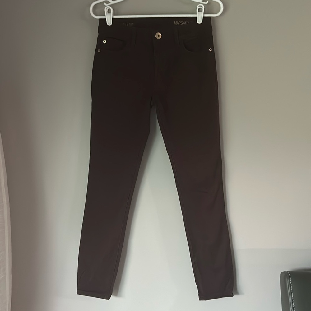 DL1961 Women’s Maroon Margaux Instasculpt Ankle Skinny Jean